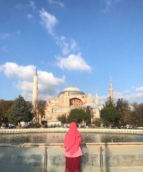 Penampakan Hagia Sophia di Turki. @Dok Bungong untuk Breedie